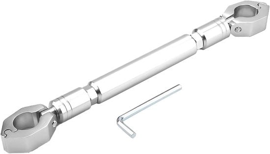 Barra di equilibratura universale per sterzo da 22mm - Argento - Barra di equilibratura.