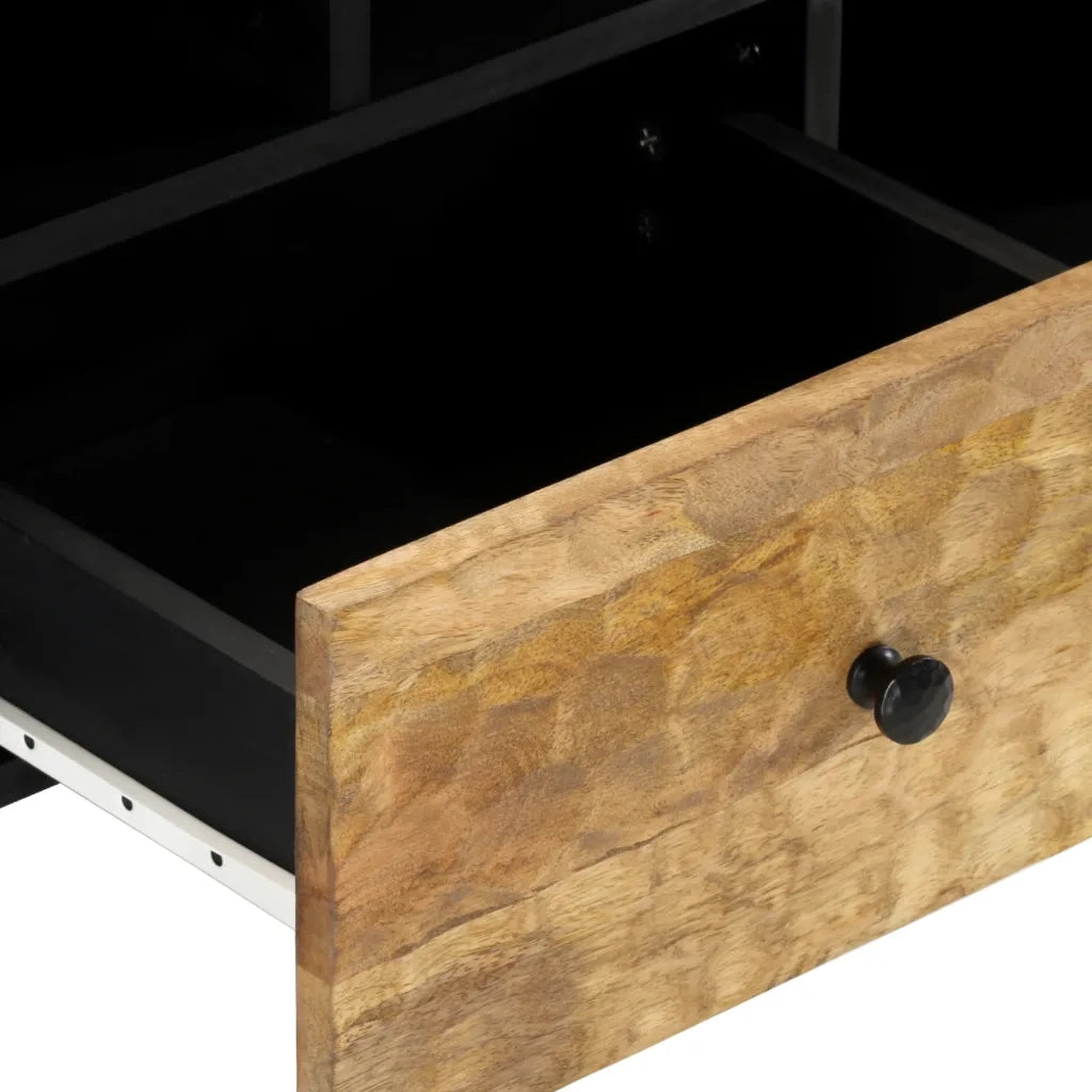 Mobile TV | Armadietto TV | Mobile Porta TV 100x33x46 cm in Legno Massello di Mango