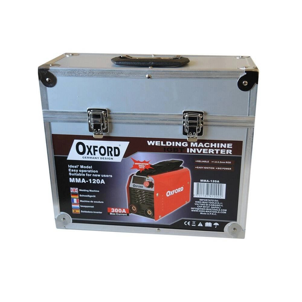 Trade Shop - Saldatrice A Elettrodo Elettrica Inverter Saldatura 400 Ampere Valigia Alluminio -