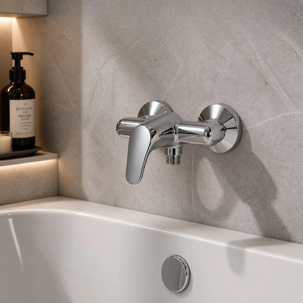 Rubinetto Miscelatore Vasca Bagno Doccia Cromato Monocomando 1/2" 52930