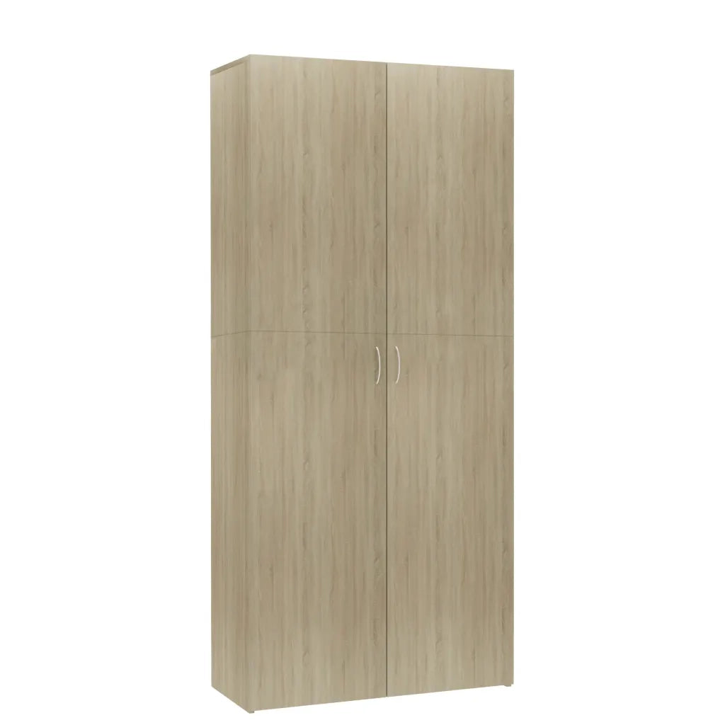 Scarpiera Rovere Sonoma 80x35,5x180 cm in Legno Multistrato 800291
