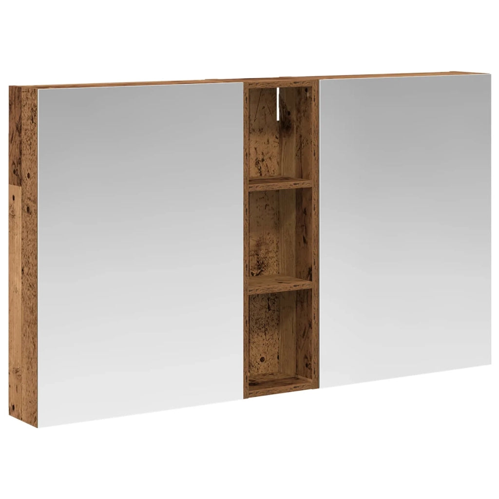 Set di Armadi da Bagno con lo scaffale 3 pcs 120 x 14,5 x 70 cm 3403750