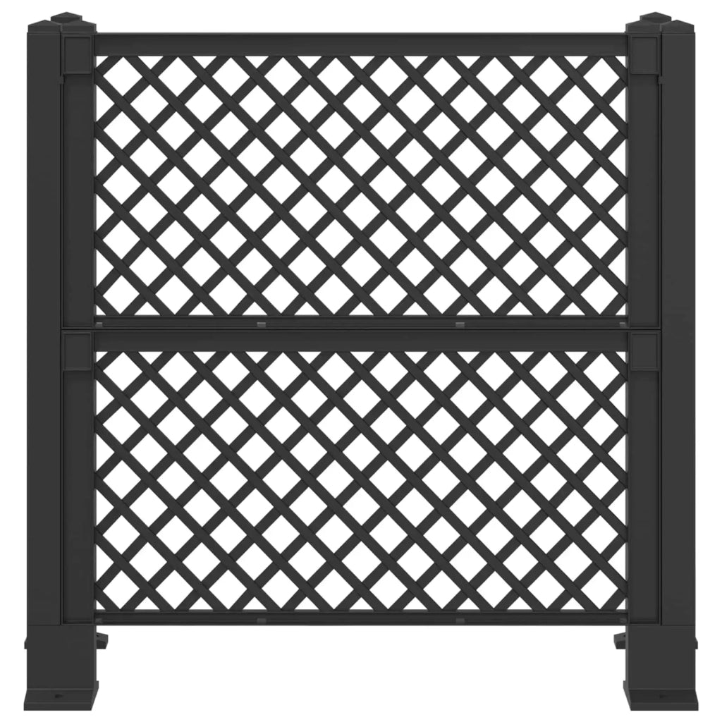 Trellis per Cestino Antracite 123 x 47 x 114 cm PP CFW7190562
