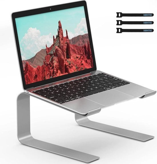 Ergonomico Laptop Elevatore - Elevatore di Laptop - Stabile - Lavorare in Piedi - Ergonomico - Elevatore di Laptop per Ufficio - Da Non Manicare per il Tuo Laptop