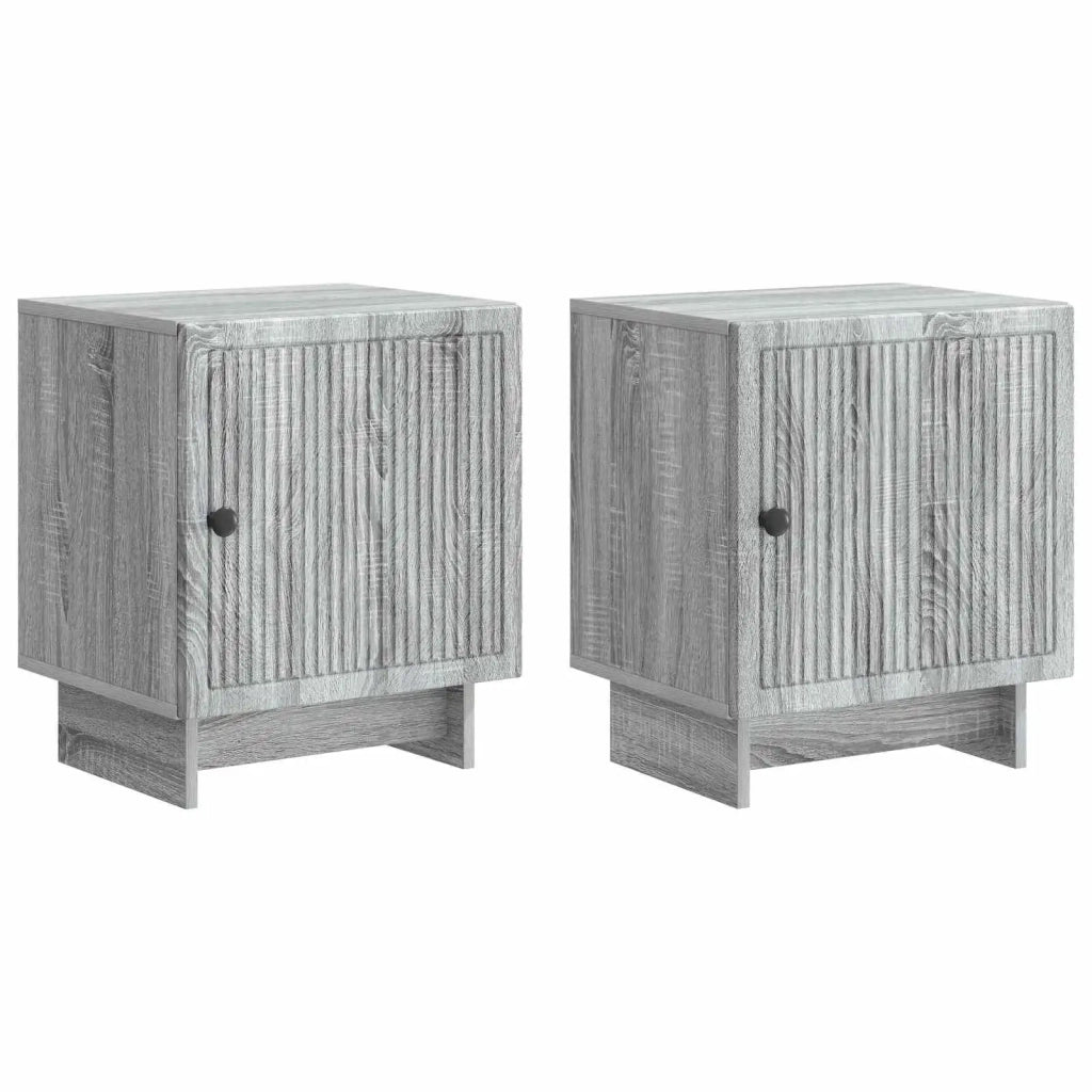 Armadio da Notte 2 pcs Grigio Sonoma 43 x 34,5 x 50 cm 893888