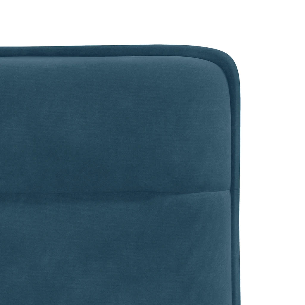 vidaXL Sedie da Pranzo 2 pz Blu in Velluto