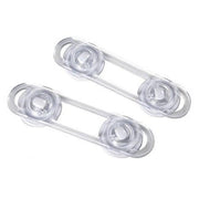 Trade Shop - 2 Sicurezza Bambino Blocco Chiusura Armadio Porta Credenza Cassetto Blocca -