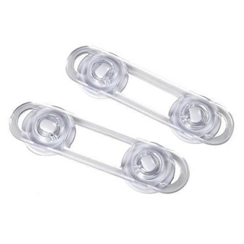 Trade Shop - 2 Sicurezza Bambino Blocco Chiusura Armadio Porta Credenza Cassetto Blocca -