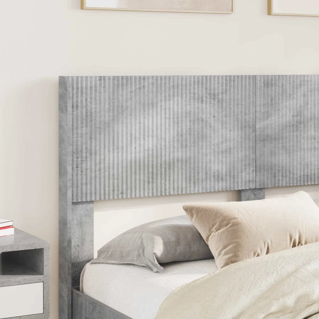 Struttura del letto con stoccaggio e testata Grigio Cemento 3414308