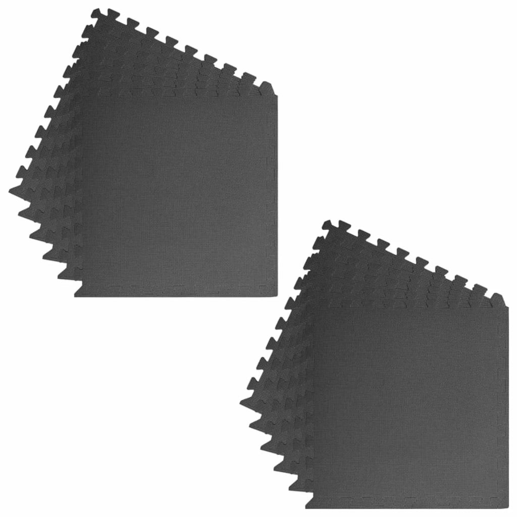 Tappetino per piscina 12 pz Nero 4,32 ㎡ Schiuma EVA 3433272