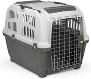 Gabbia di trasporto per animali domestici - Dimensione 4 - Grigio/Nero - Per gatti e piccoli cani