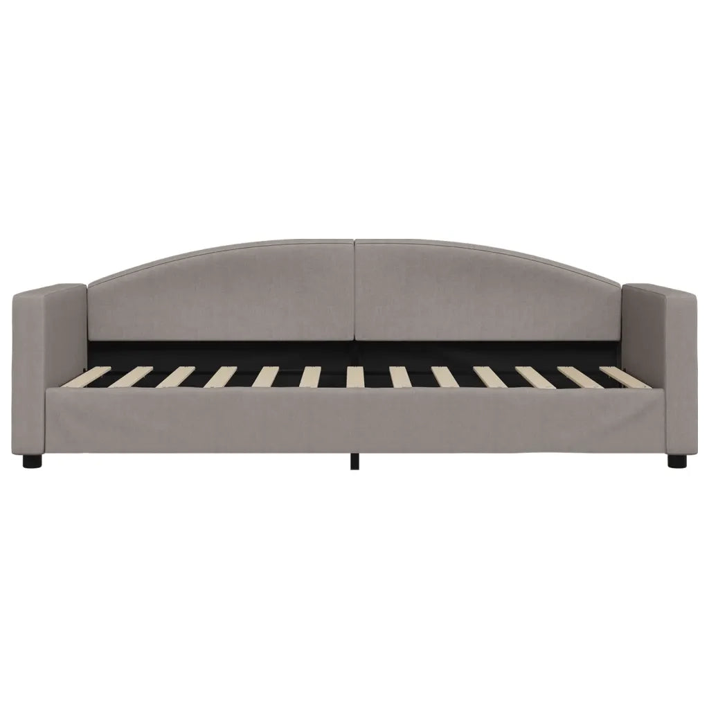 Divano letto | Sof¨¤ letto | Letto singolo Estraibile con Cassetti Tortora 80x200 cm Tessuto