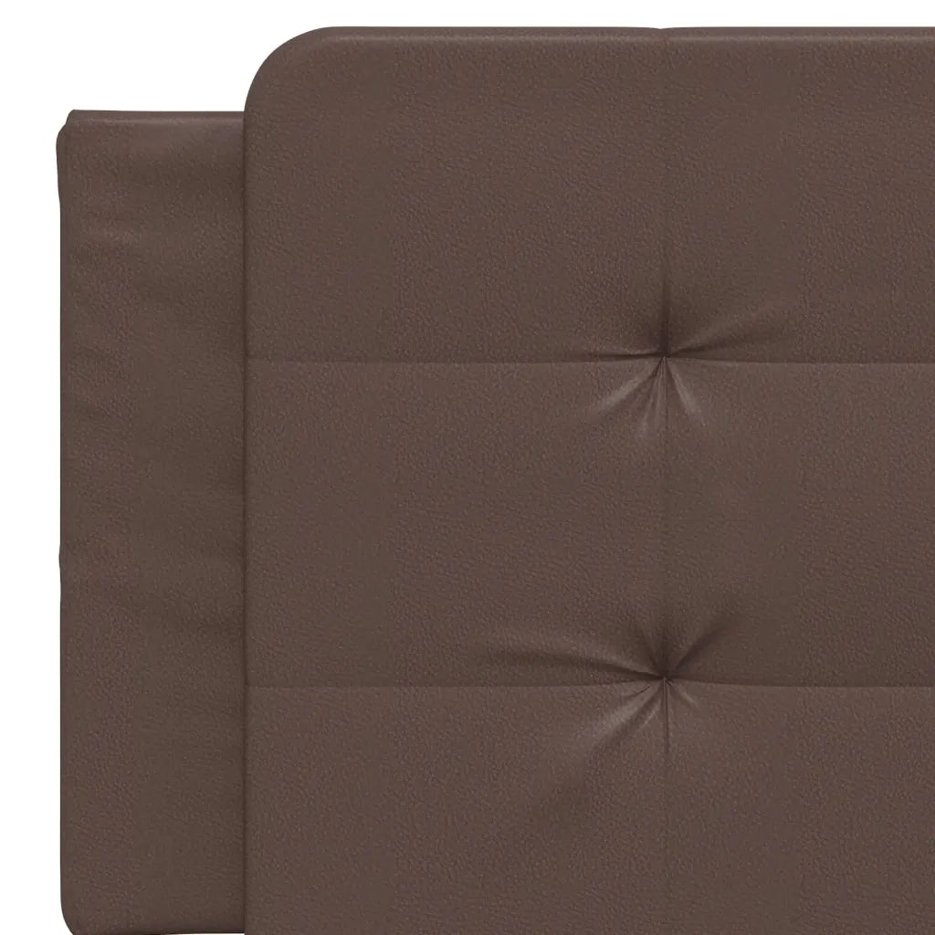 Cuscino Testiera Zadar Marrone 160 cm in Similpelle 374868