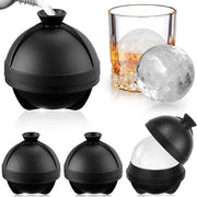 Blocchi di silicone in forma di cubetto - XXL - 6 cm - coperchio - BPA libero - riutilizzabile - cocktail whisky - alimentazione per bambini - vino