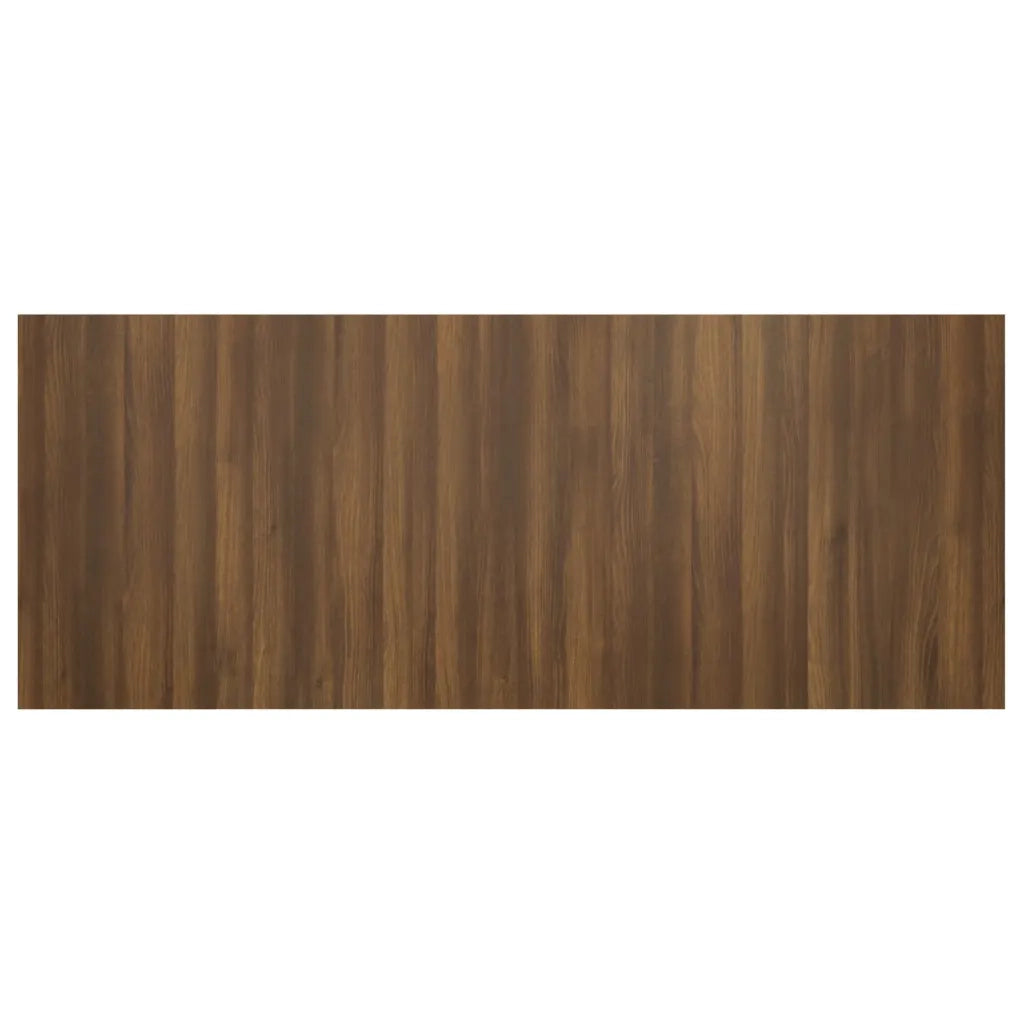 Testiera Letto Rovere Marrone 200x1,5x80 cm Legno Multistrato 816978