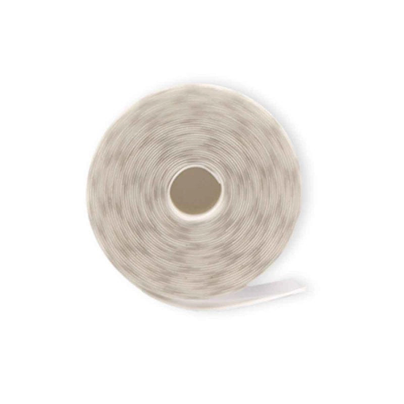 Paraspifferi Guarnizione Adesiva per Porte 3 Metri x 25mm Isolante Termico e Antispiffero Colore Bianco