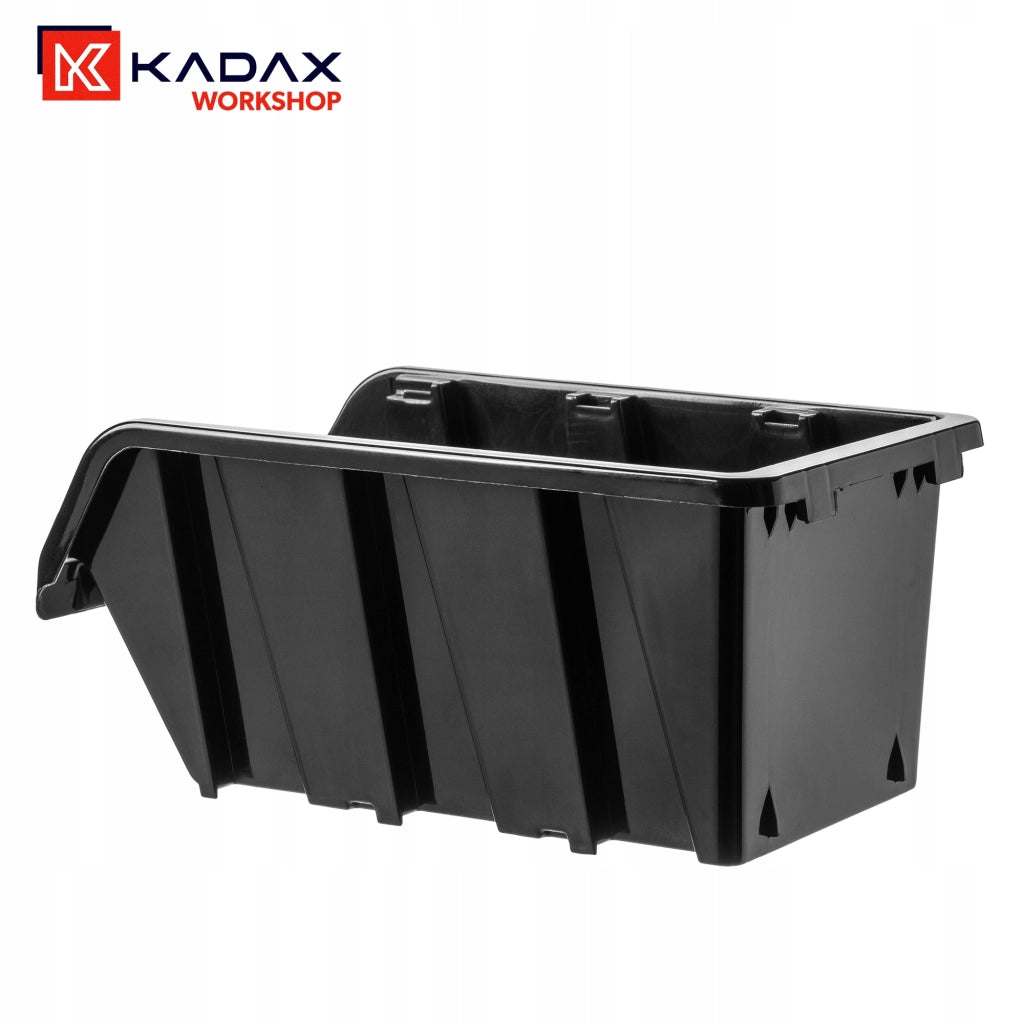 Set di 20 vassoi portaoggetti KADAX per officina, dimensioni 195x120 mm.