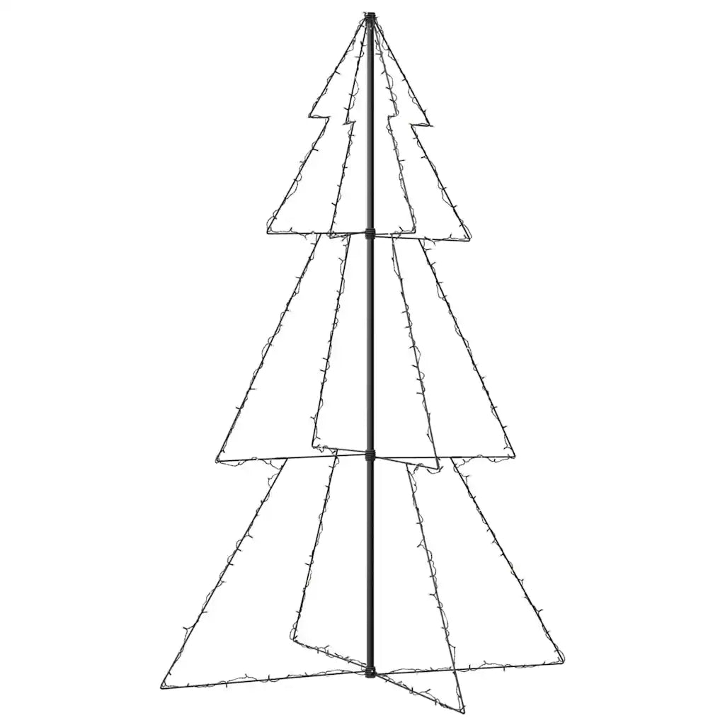 Albero di Natale a Cono-Luci decorative natalizie 240 LED per Interni Esterni 118x180 cm 354260