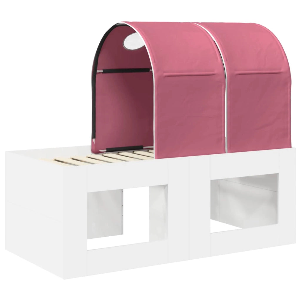 Letto con Tunnel 4 pcs Rovere Artigianale e Rosa 3423512