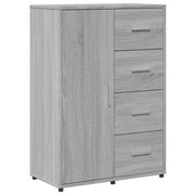 Buffet credenza cassettiera armadio mobile contenitore organizer cucina soggiorno Sonoma 60 x 31 x 84 cm legno ingegnerizzato grigio 02_0036390