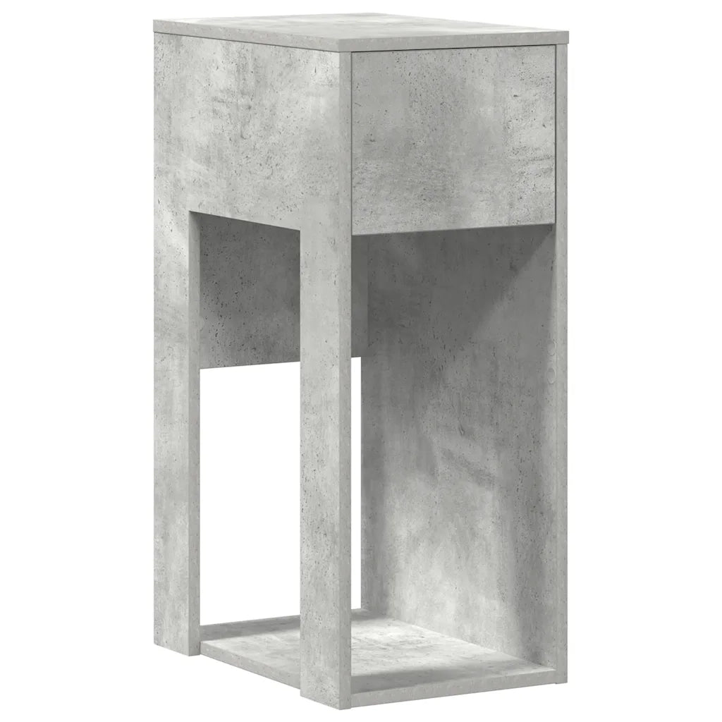 Supporto per Computer a Torre con Cassetto Grigio 30x44x74 cm CFW4155226