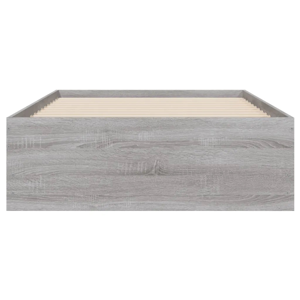 Giroletto Cassetti Grigio Sonoma 90x190 cm Legno Multistrato