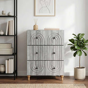 Mobile con Cassetti Grigio Sonoma 66 x 34,5 x 90 cm 894151