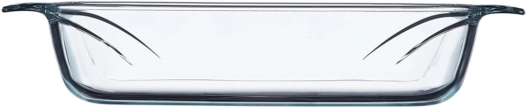 PYREX TEGLIA RETTANGOLARE 39X25X7H CM IN VETRO BOROSILICATO 3,7 LITRI X 6 PERSONE