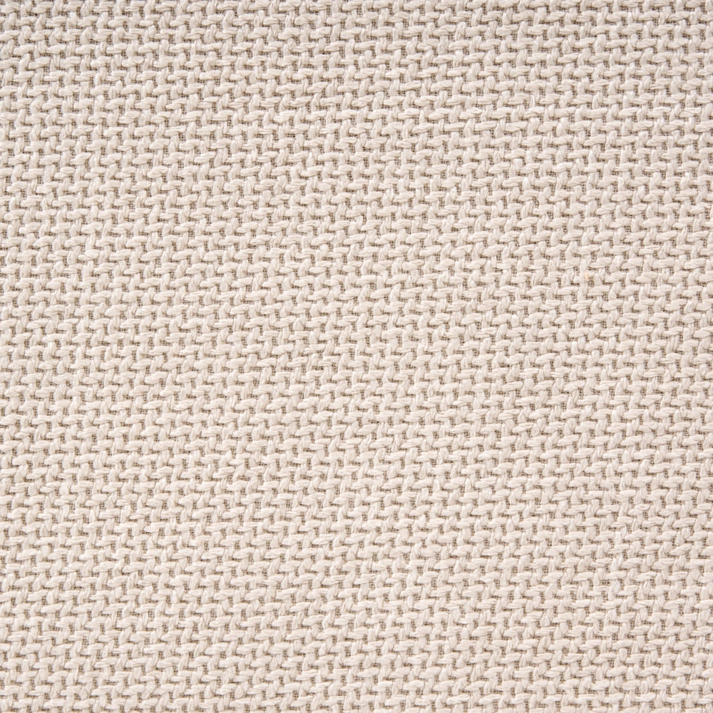 Letto con rete design retrò minimalista tessuto beige chiaro poliestere 180 x 200 cm