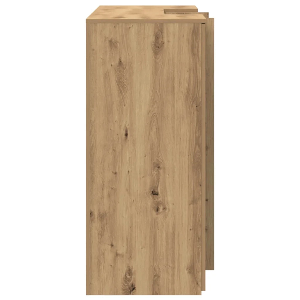 Banco Reception Rovere Artigianale 135x50x103,5cm in Truciolato 3324195