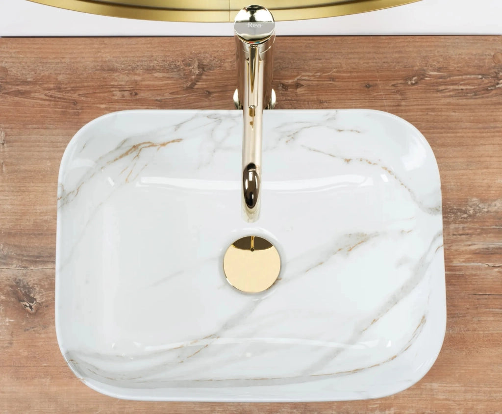 Lavabo Da Appoggio Rea Demi Mini Aiax Shiny