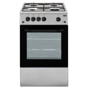BEKO CSG42011FS CUCINA LIBERA INSTALLAZIONE CON PIANO COTTURA 4 FUOCHI GAS E FORNO 9500W 50X50