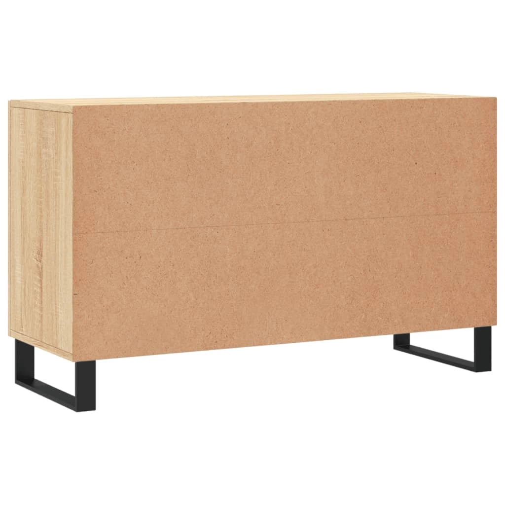 Buffet credenza cassettiera armadio mobile contenitore organizer cucina soggiorno rovere Sonoma 100 x 36 x 60 cm legno ingegnerizzato marrone 02_0031470