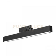 GFA1250C- REGLETTE BINARIO A LED 3000K 2021LM 28W CON ROTAZIONE COLORE NERO 60,5CM