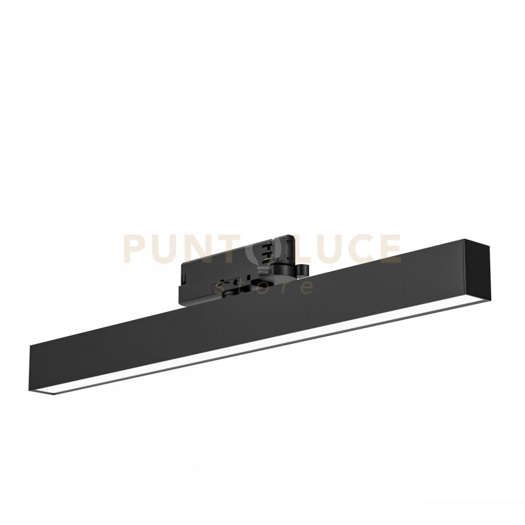 GFA1250C- REGLETTE BINARIO A LED 3000K 2021LM 28W CON ROTAZIONE COLORE NERO 60,5CM