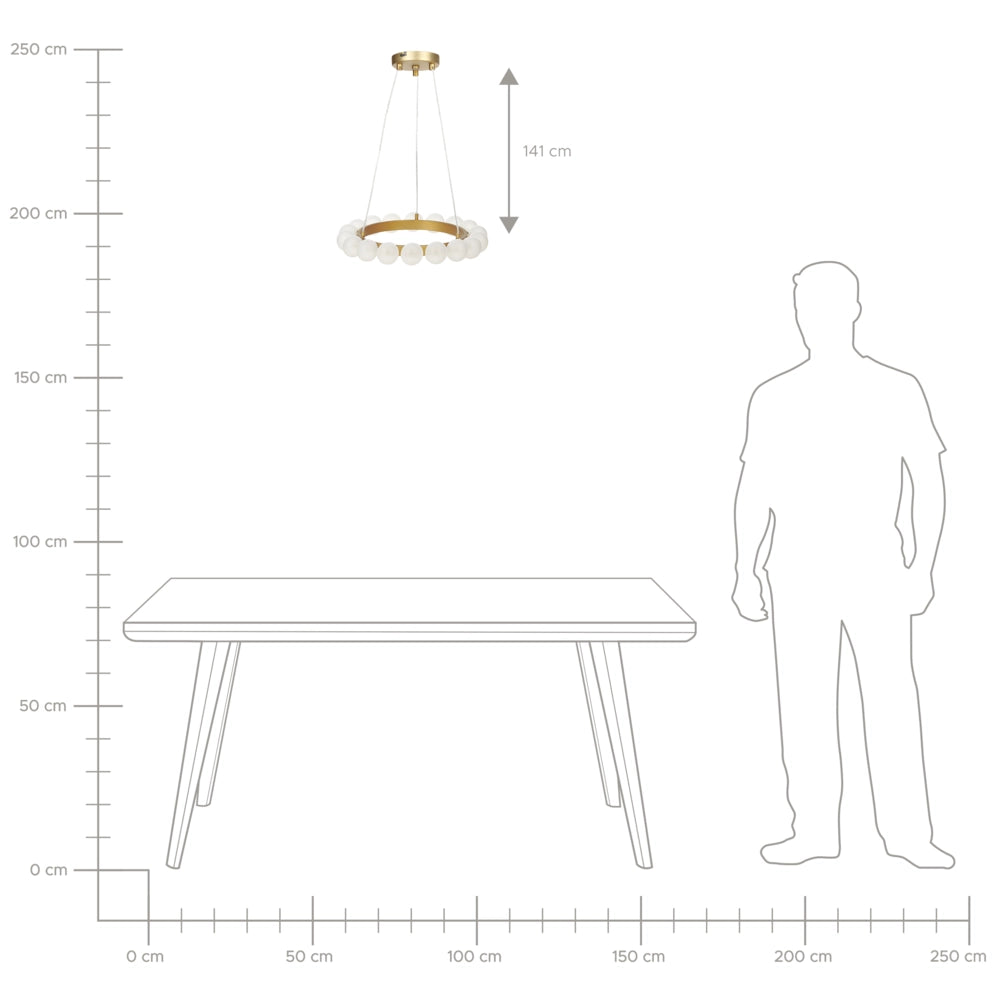 Lampadario a forma rotonda in metallo e paralume in vetro con 18 luci stile moderno soggiorno salotto