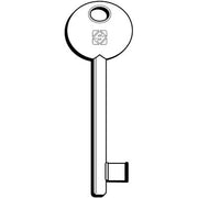 CHIAVE PATENT 6P2S SILCA - OTTONE NICHELATO- 5 pezzi
