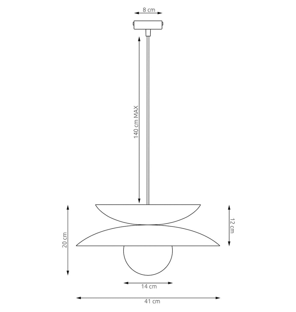 Lampada sospensione NAGOYA Japandi bianco-beige 1xG9