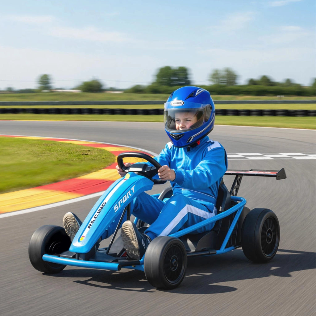 Kart elettrico per bambini ¨C Zephmum ¨C 119x77x54 cm blu
