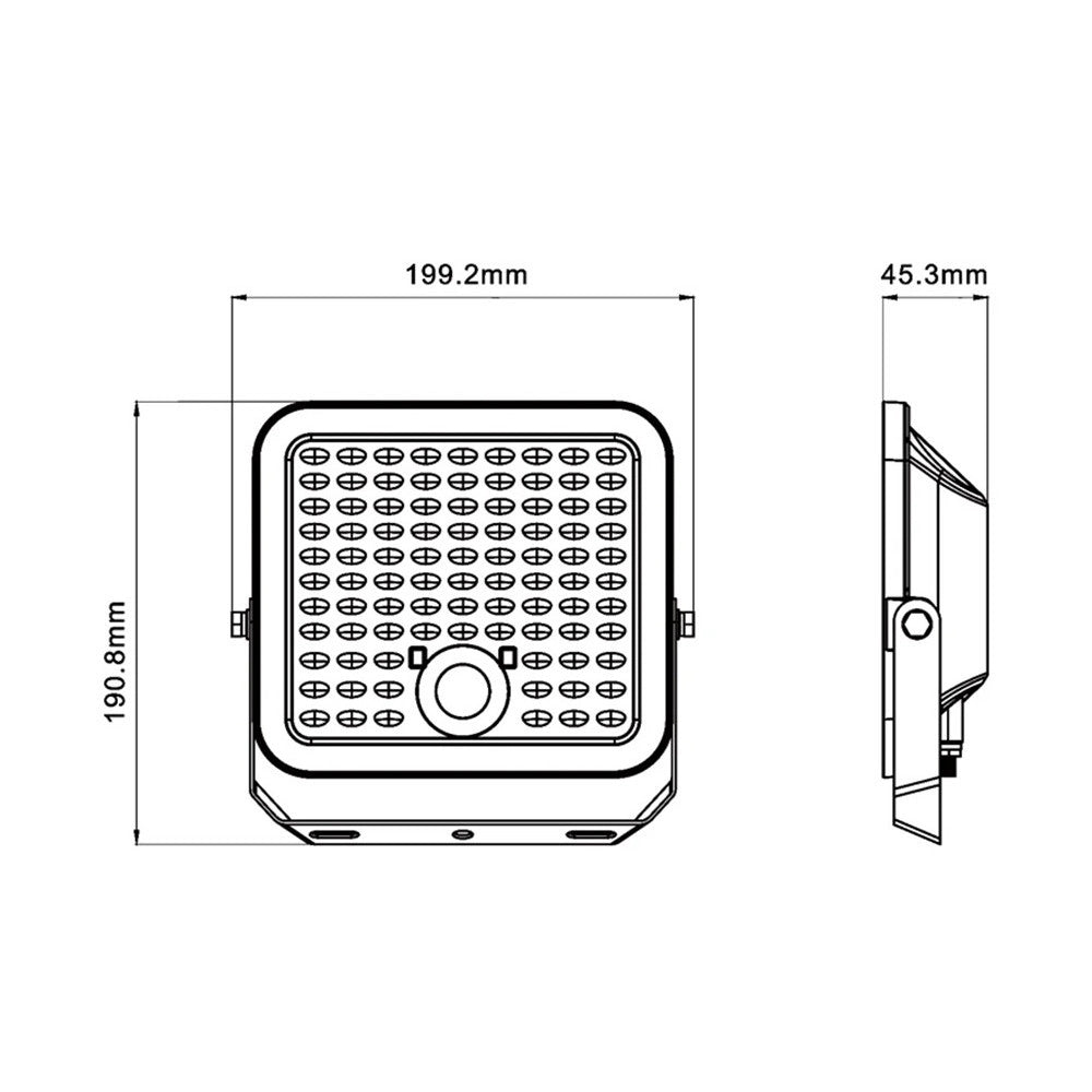 Trade Shop - Faretto Faro Con Pannello Solare 420w 4200lm Con Sensore Pir Ip65 Luce 6500k Tk-n420-f -
