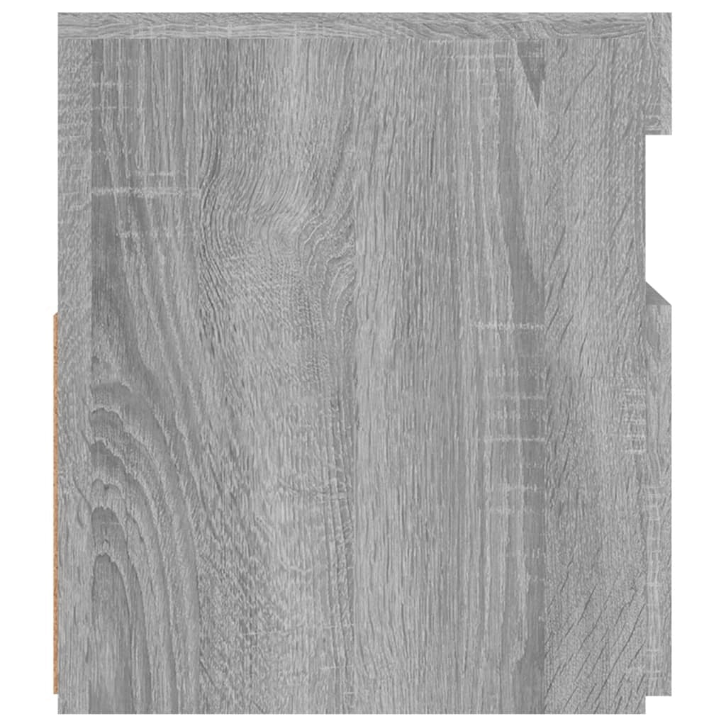 Mobile TV multimediale mensola TV credenza mobile TV sala da pranzo soggiorno camera da letto con luci LED Sonoma 90 x 35 x 40 cm grigio 02_0026831