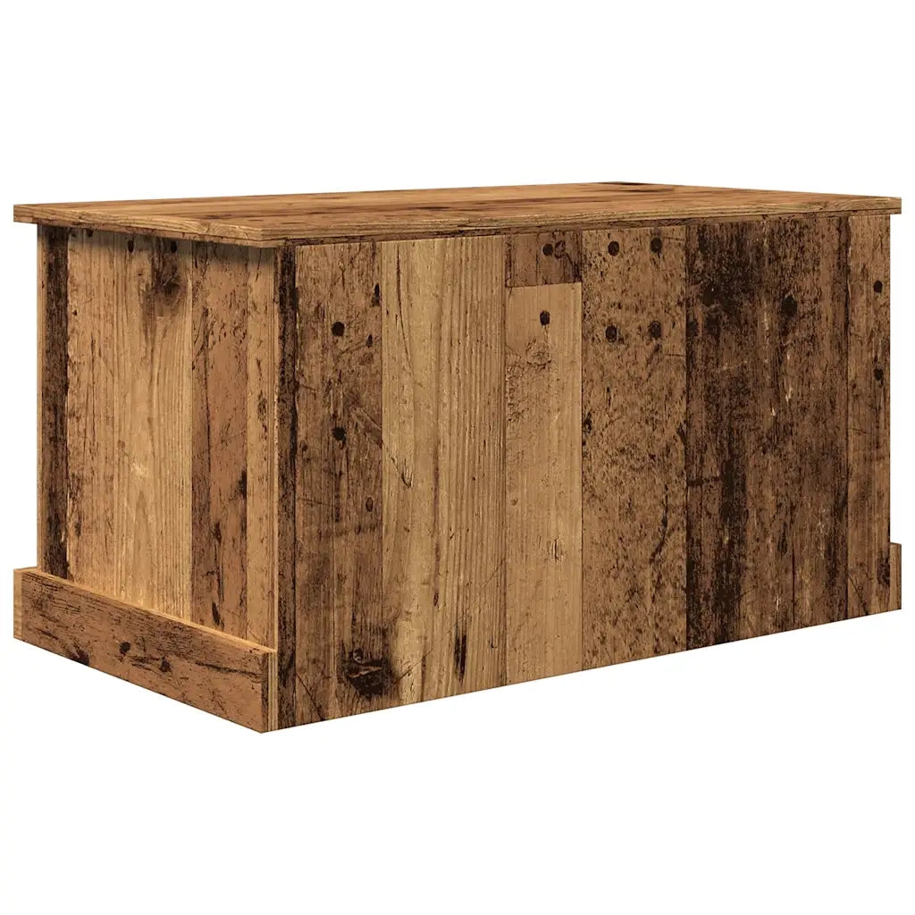 Scatola Portaoggetti Legno Antico 70x40x38 cm Legno Multistrato 857161