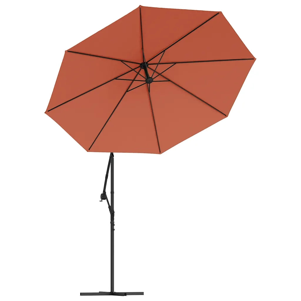 Telo di Ricambio per Ombrellone a Sbalzo Terracotta 300 cm CFW1907337