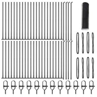 Palo della recinzione Grigio 100 x 0,8 m (rete da 25 mm)