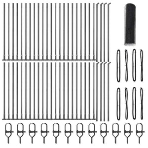 Palo della recinzione Grigio 100 x 0,8 m (rete da 25 mm)