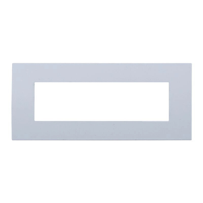 Placca Plastica Serie Venus 7P Colore Bianco Compatibile Con Vimar Arke