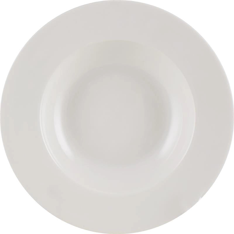 MA MAISON GEMMA PIATTO FONDO BIANCO CM.21 IN PORCELLANA
