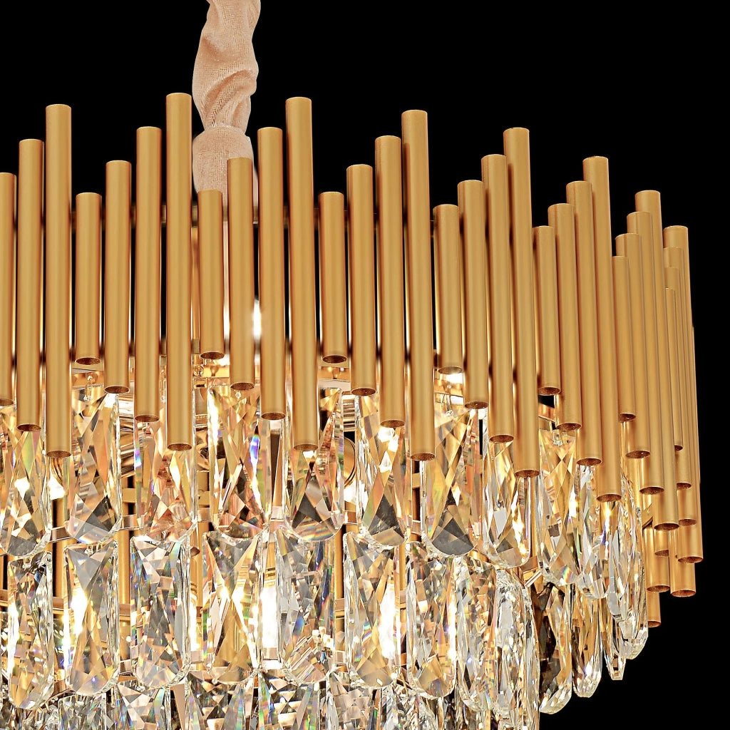 Lampada Cristal G062-cp 50cm Gold