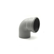 Curva 90° diam. 50 mm per tubo scarichi domestici 2 pezzi