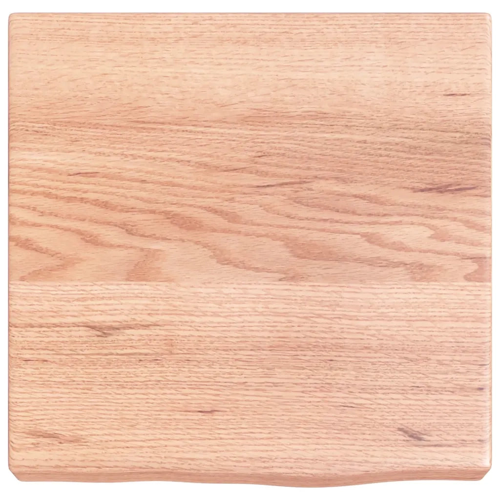 Piano Bagno Marrone 40x40x(2-6) cm Legno Massello Trattato 3156094